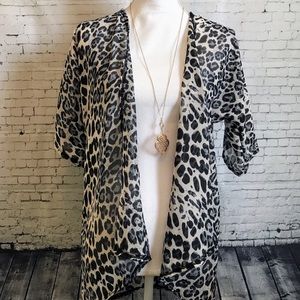 LuLaRoe Bianka Size 3 Leopard Print
